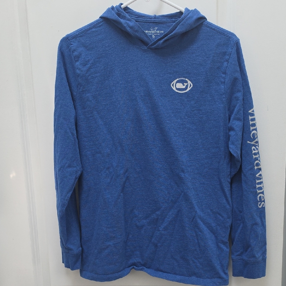 Vineyard Vines Kids Blue Long Sleeve Tee